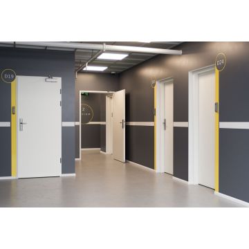 Drzwi Porta akustyczne 32 dB wewnątrzklatkowe dźwiękoszczelne białe 80