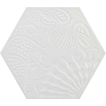 Płytki gres 22x25 Codicer Hex Gaudi White 1,04m2/25szt