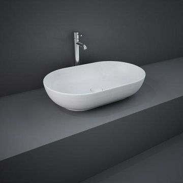 Umywalka nablatowa RAK Feeling Slim 55x35 kolor biały