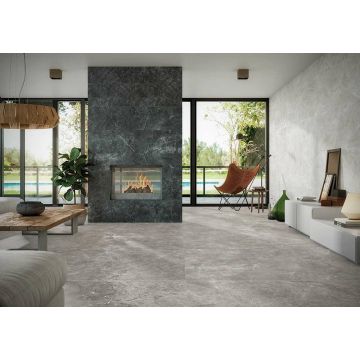 Płytki gresowe Alaplana Amalfi Gris Mat Rett 120x59,5