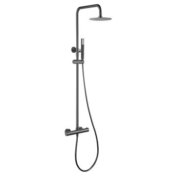 Kolumna prysznicowa termostatyczna Multi Line Turia gun metal PVD