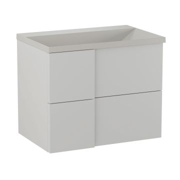 Szafka podumywalkowa KROFAM EDGE 692x455x540 biało-szara