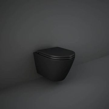 Miska WC wisząca Rak Ceramics Feeling czarny mat