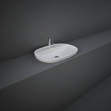 Umywalka wpuszczana Rak Ceramics Variant owalna biała