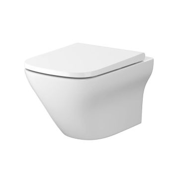 Miska zawieszana Multi Line Saran Square z deską wolnoopadającą slim
