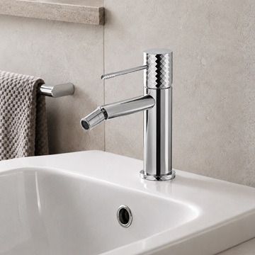 Bateria bidetowa stojąca Multi Line Turia chrom