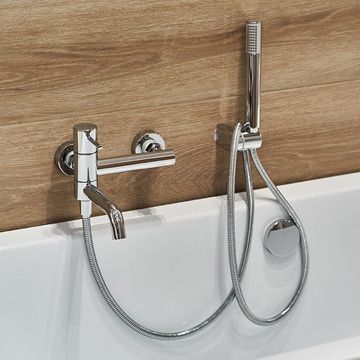 Bateria wannowa ścienna Multi Line Esox, chrom