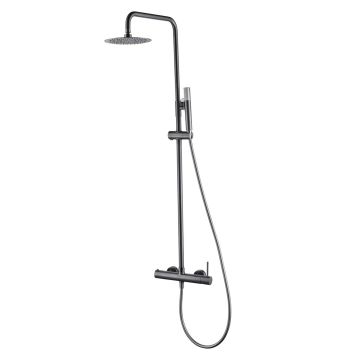 Kolumna prysznicowa ścienna Multi Line Esox gun metal PVD