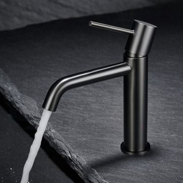 Bateria umywalkowa stojąca Multi Line Esox gun metal PVD