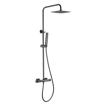 Kolumna prysznicowa termostatyczna Multi Line Toska, gun metal PVD