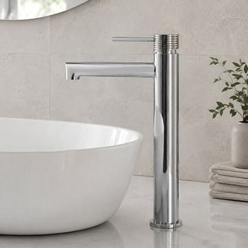 Bateria umywalkowa stojąca wysoka Multi Line Toska, chrom