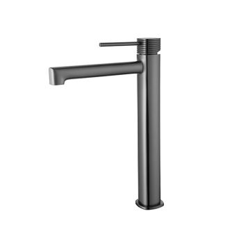 Bateria umywalkowa stojąca wysoka Multi Line Toska, gun metal PVD