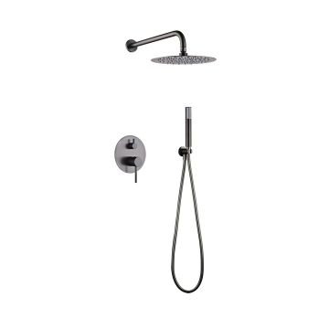 Zestaw prysznicowy podtynkowy Multi Line Esox, gun metal PVD