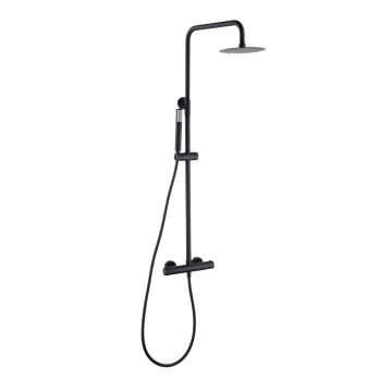 Kolumna prysznicowa termostatyczna Multi Line Esox, czarny mat