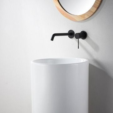Bateria umywalkowa podtynkowa Multi Line Turia, czarny mat