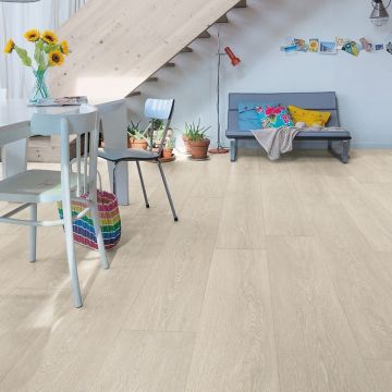 Panele podłogowe Quick Step Dąb nizinny jasny beżowy MJ3554 9,5 mm V-fuga