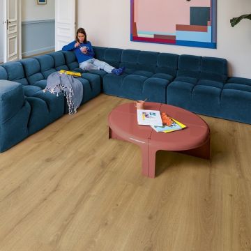 Panele podłogowe Quick Step Dąb pustynny naturalny ciepły MJ3551 9,5 mm V-fuga