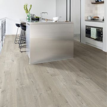 Panele podłogowe Quick Step Dąb spokojny szary IMU3558 12 mm V-fuga