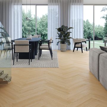 Panele Winylowe Barlinek Jodełka Dąb Kremowy 5mm DP5000035