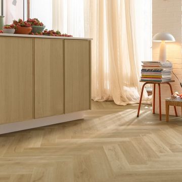 Panele winylowe Quick Step Botaniczny beż AVHBU40362 6 mm Jodełka