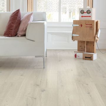 Panele winylowe Quick Step Dąb bawełniany biało-rumiany AVMPU40200 6 mm V-fuga