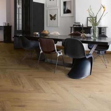 Panele winylowe Quick Step Dąb jesienny brązowy SGHBC20334 2,5 mm Jodełka