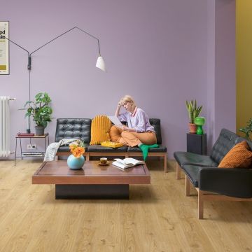 Panele winylowe Quick Step Dąb wiejski naturalny AVSPU40025 4 mm V-fuga