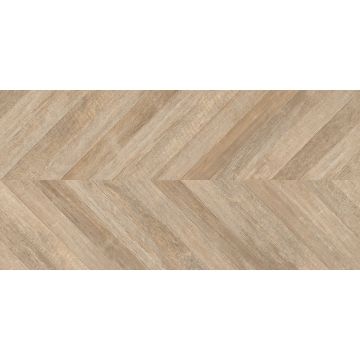 PŁYTKA GRESOWA 150X75 KERABEN KB LENDA CHEVRON OAK MAT