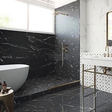 PŁYTKA ŚCIENNA 30X30 GRESPANIA MARQUINA CRONOS NEGRO NATURAL RECT  30X30  12szt / 1 op