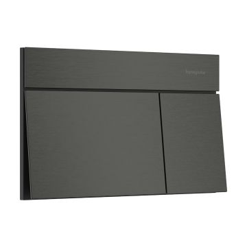 PRZYCISK SPŁUKUJĄCY CZARNY CHROM SZCZOTKOWANY HANSGROHE IFRAME ELEMENT E