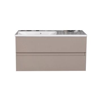 SZAFKA POD UMYWALKĘ ESTO 100CM GANTE FUME MAT EST-FM-U100/46/2