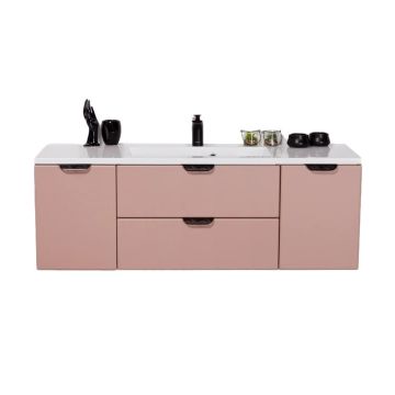 SZAFKA POD UMYWALKĘ MAGNOLIA 120 PUDROWY RÓŻ MAT GANTE MGL-M-U120/39C