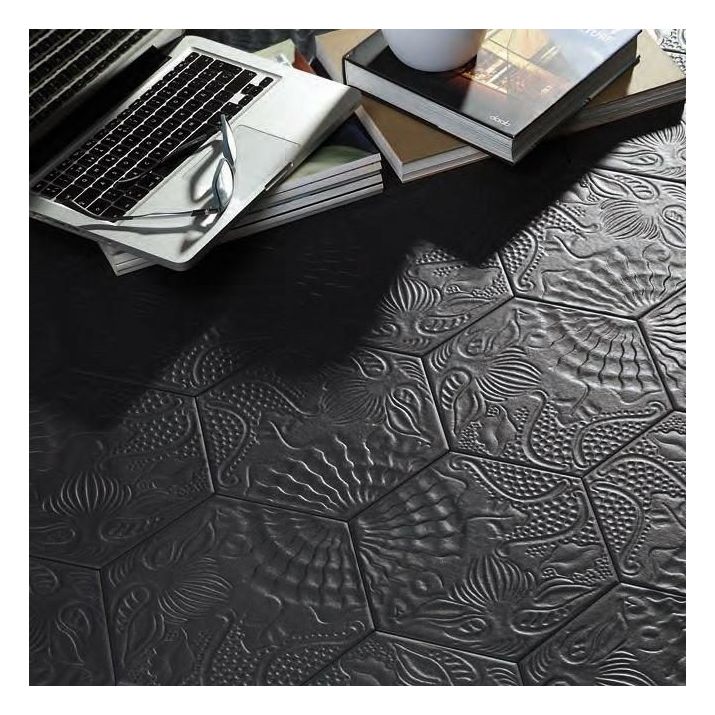 Płytki gres 22x25 Codicer Hex Gaudi Black Płytki gres 22x25 Codicer Hex Gaudi Black