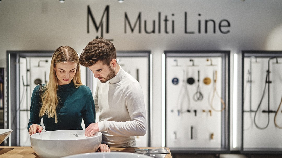Wybór łazienek w salonie Multi Design