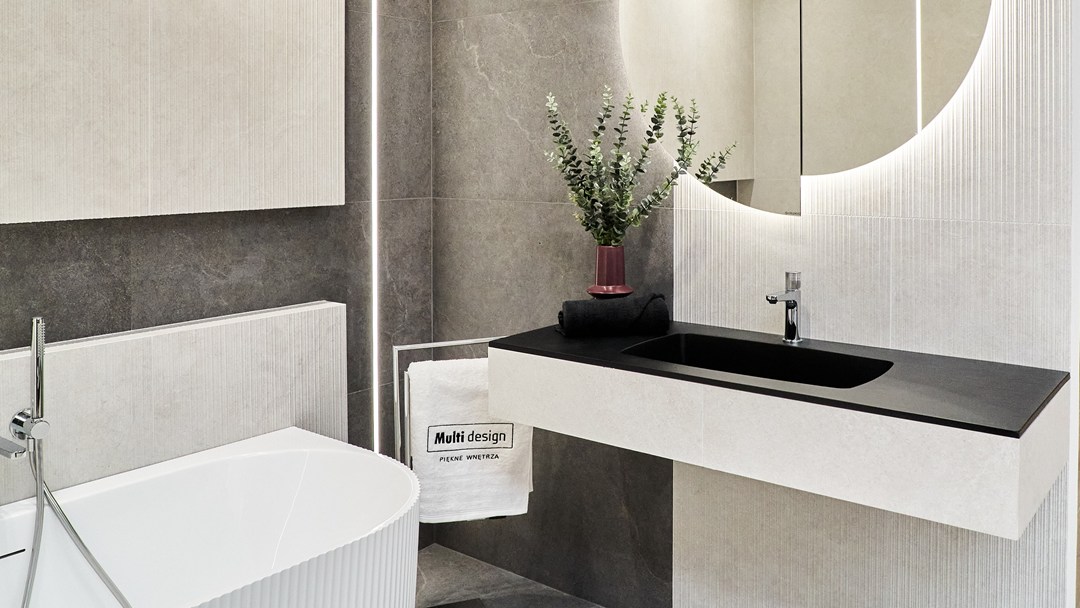 Nowoczesna łazienka w salonie Multi Design
