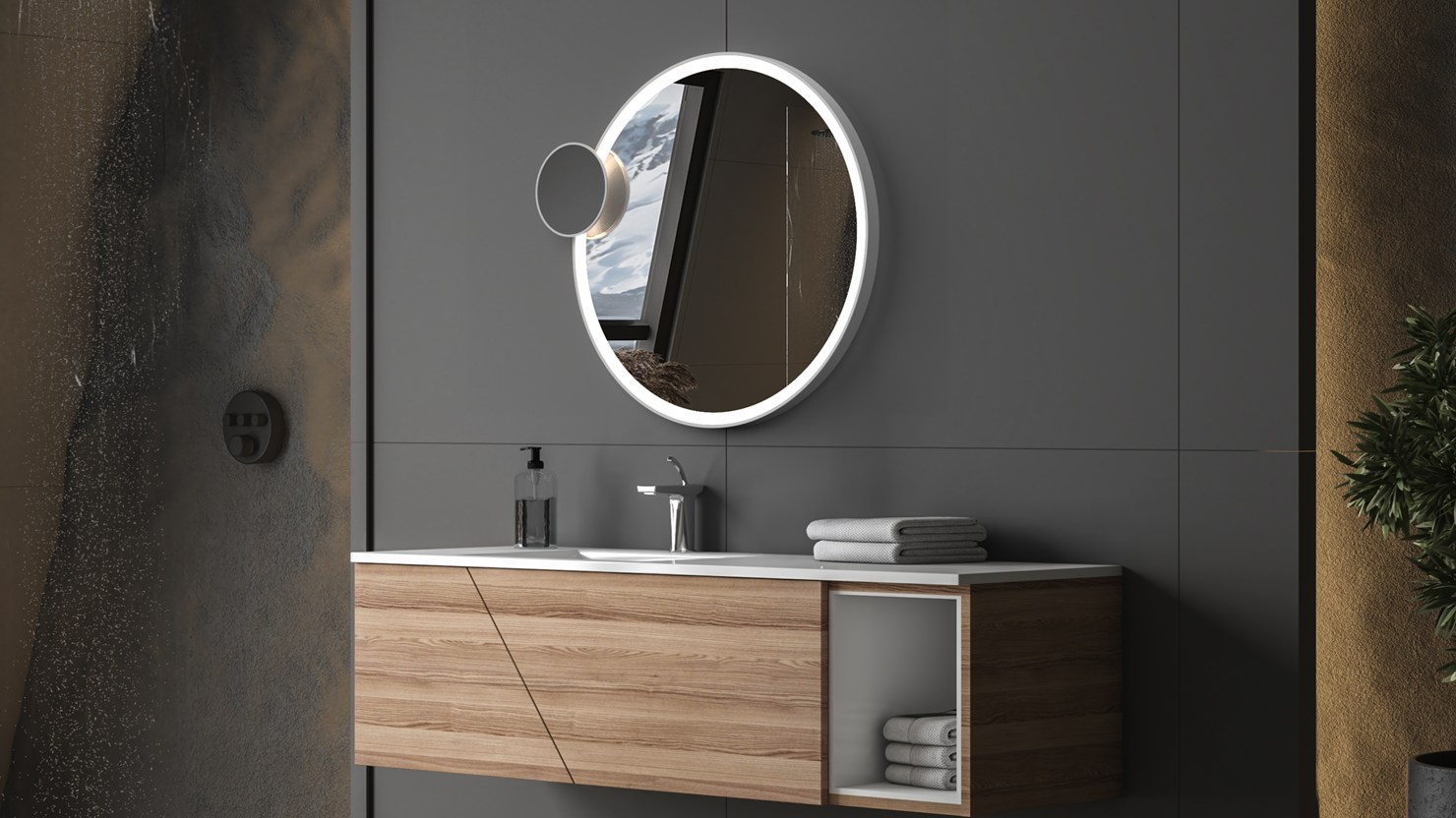 Lustro Multiline Orbita Lux - wizualizacja 7