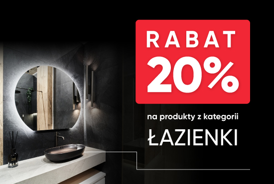 lazienki -20% promocja