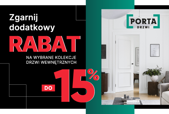 porta okładka dodatkowy rabat