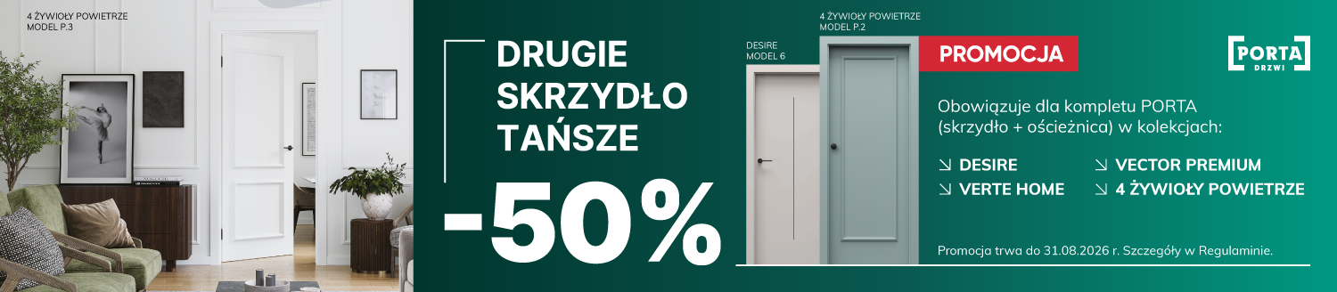porta -50% przedłużona promocja